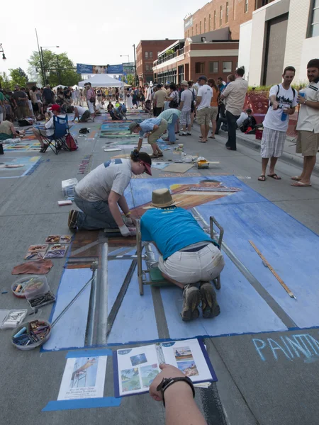 Stock image Chalk Art Festival