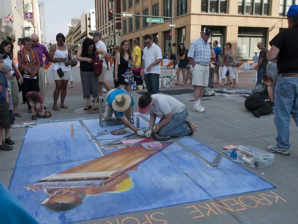 stock image Chalk Art Festival