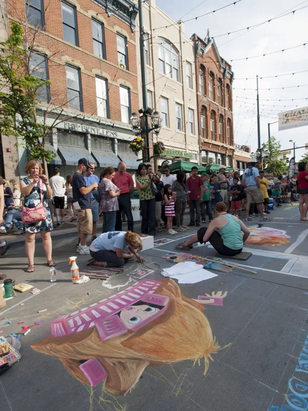 Stock image Chalk Art Festival