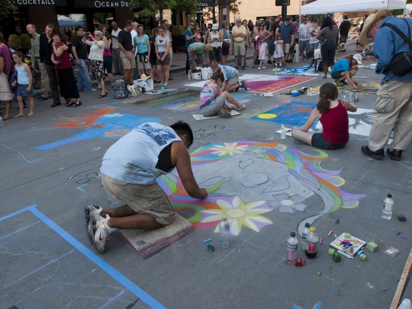 Stock image Chalk Art Festival