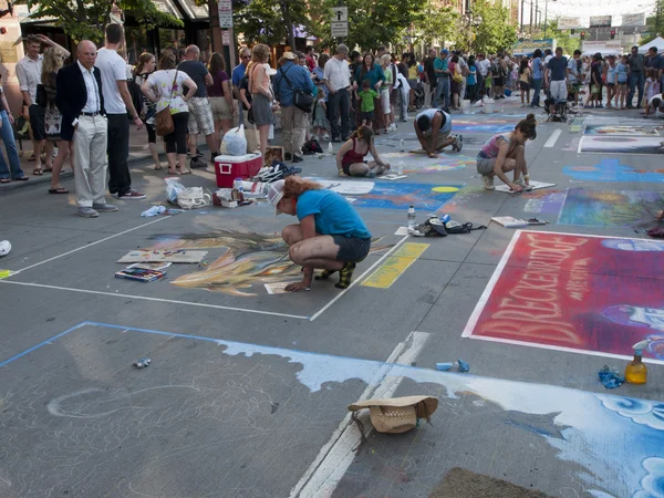 stock image Chalk Art Festival