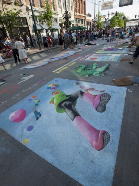 stock image Chalk Art Festival