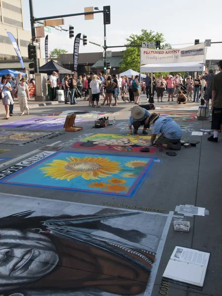 stock image Chalk Art Festival