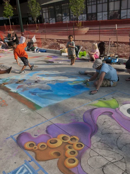 stock image Chalk Art Festival