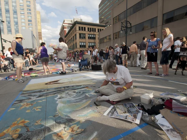 stock image Chalk Art Festival