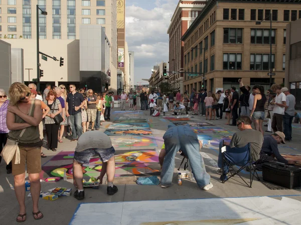 stock image Chalk Art Festival