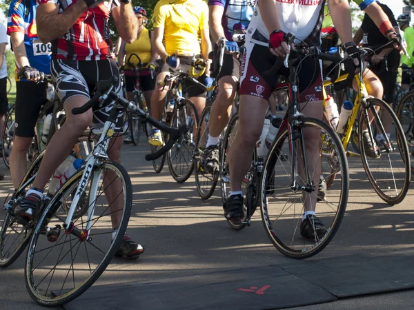 Cyklisté závod — Stock fotografie