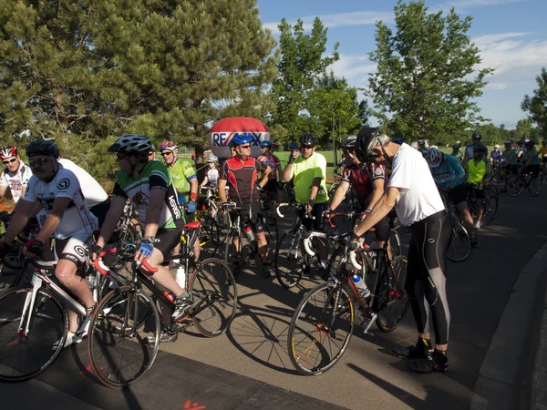 stock image Cyclists race