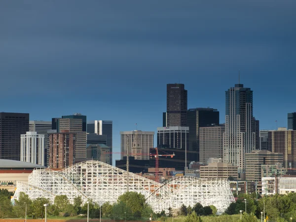 Mile High City de Denver por la noche —  Fotos de Stock