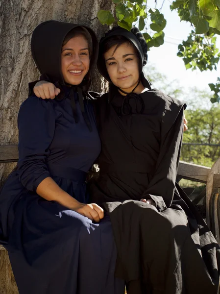 Amish dívky — Stock fotografie