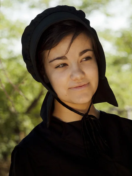 Amish dívka — Stock fotografie