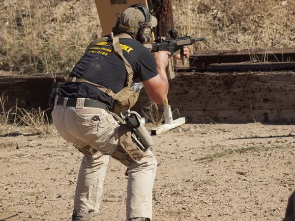 Entrenamiento de rifle — Foto de Stock