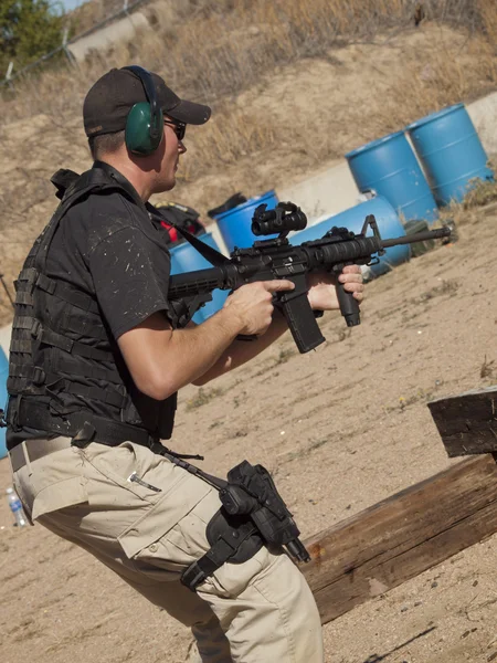 소총 훈련 — 스톡 사진