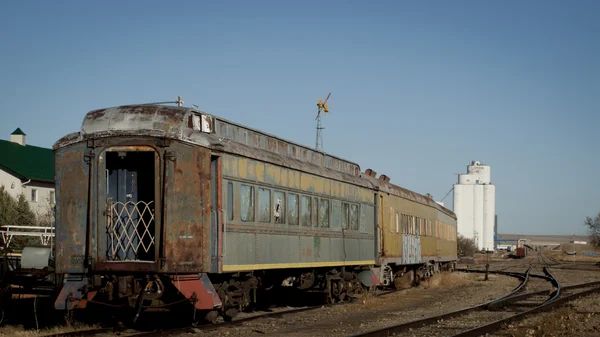 旧火车 — 图库照片