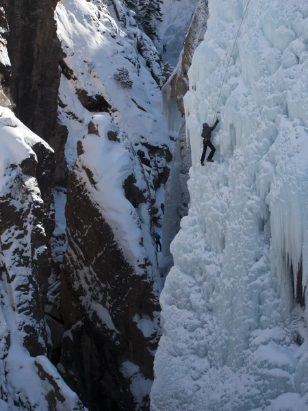 Ice Climbing — Stock Photo, Image