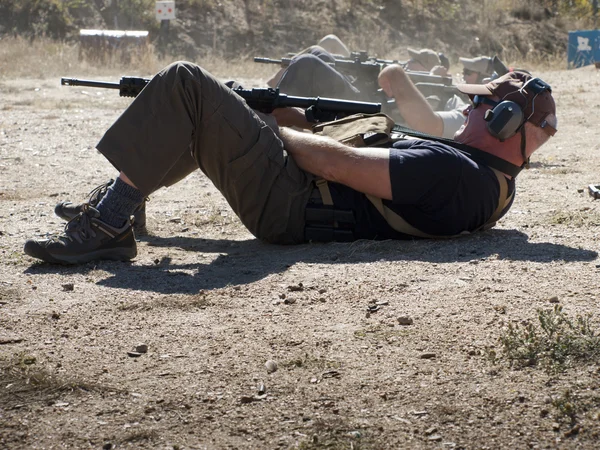 소총 훈련 — 스톡 사진