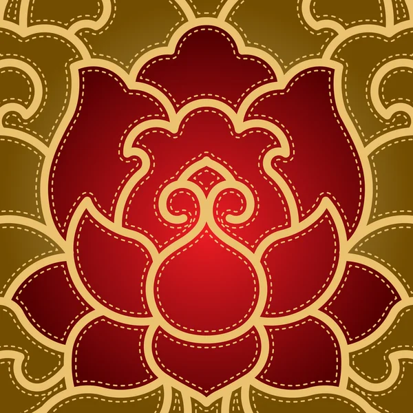 Fond de fleurs phasées — Image vectorielle