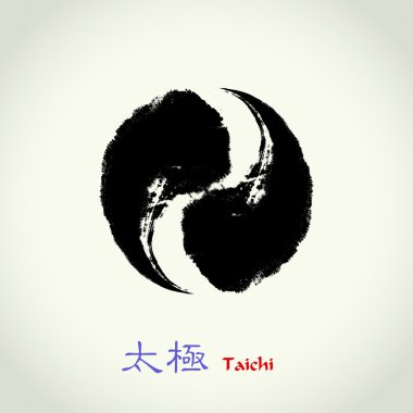 Tao: Taichi yin and yang clipart