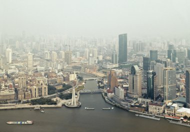 Shanghai kentsel peyzaj (Retro tarzı)