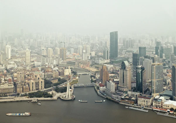 stock image Shanghai urban landscape (Retro Style)