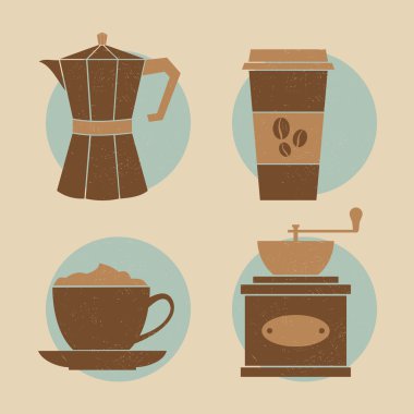 Coffee Icon Set clipart