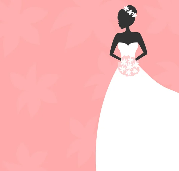 Belle mariée — Image vectorielle