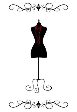 Vintage Mannequin clipart