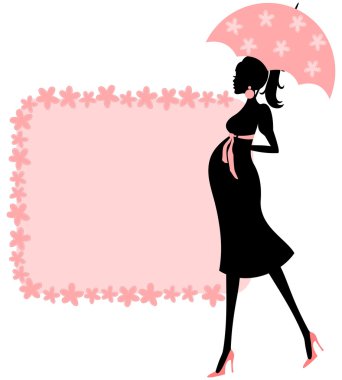 Baby Shower (pink) clipart