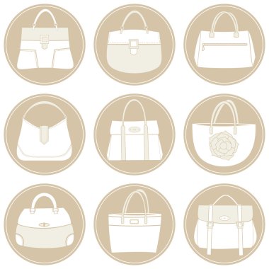 Summer Bags Icon Set clipart