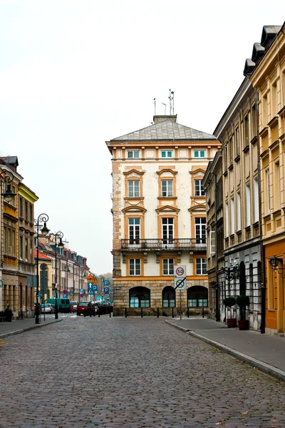 Varşova, Polonya. eski şehir - UNESCO Dünya Miras Listesi. — Stok fotoğraf