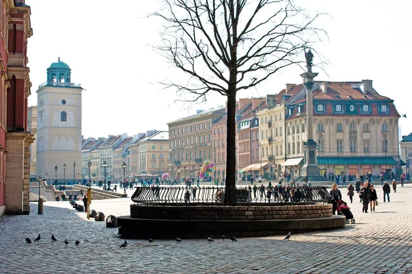Varšava, Polsko. staré město. světového dědictví UNESCO — Stock fotografie