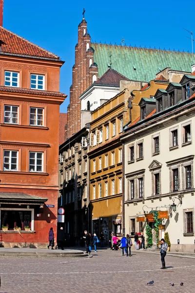 Warszawa. gamla stan. Polen — Stockfoto