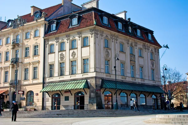 Budynki w centrum Warszawy. Polska — Zdjęcie stockowe