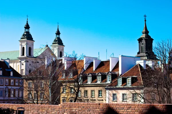 Staré město. Varšava, Polsko. světového dědictví UNESCO. — Stock fotografie