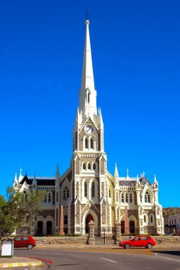 Church in Graaff Reinett, South Africa clipart