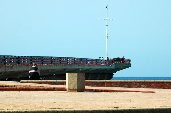 ポート ・ エリザベス, 南アフリカ共和国の桟橋 — ストック写真