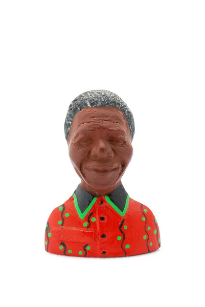 Нельсон Мандела холодильник магніт — стокове фото