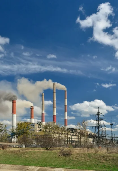 Thermische elektriciteitscentrale — Stockfoto
