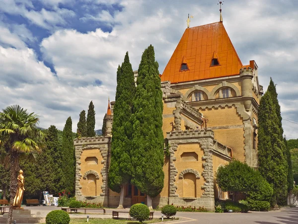 stock image The castle in the Gothic style.