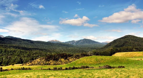 Paesaggio montano in Nuova Zelanda — Foto Stock