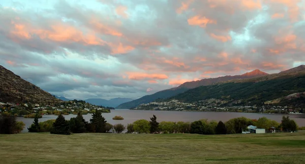 Vista de Queenstown, Nueva Zelanda — Foto de Stock