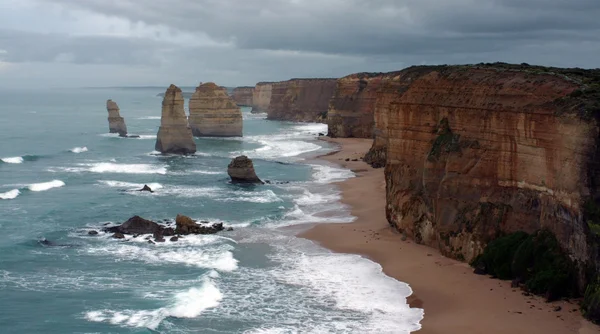 12 apoštolů na velké ocean road, Austrálie Royalty Free Stock Fotografie