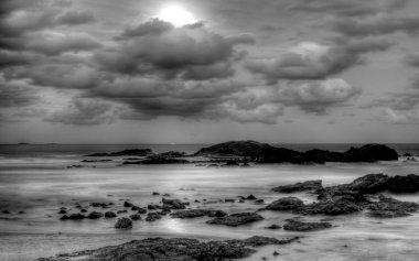 moon üzerinde Sawtell beachl, Avustralya