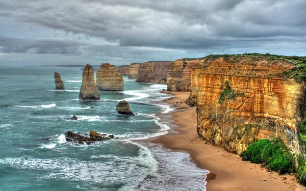 12 apostol a nagy Ocean Road, Ausztrália — Stock Fotó