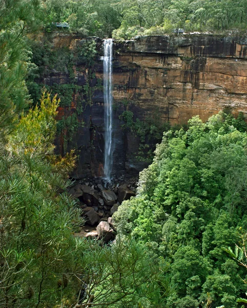 Fitzroy falls, klokaní údolí jižně od Bay, Velká Británie Stock Obrázky
