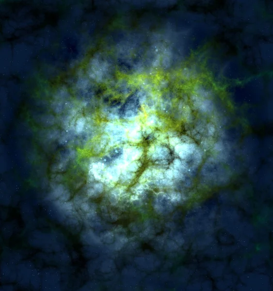 Nebula bintang luar angkasa berwarna — Stok Foto