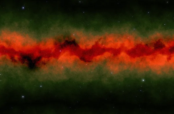 Барвиста космічна зоряна туманність — стокове фото