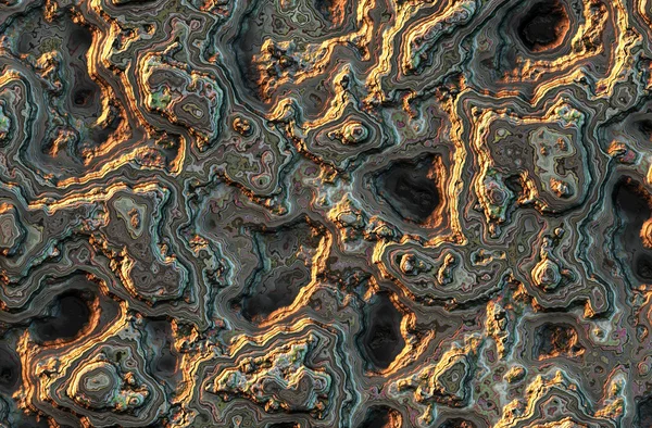 Oppervlak van rotsachtige fossiele — Stockfoto