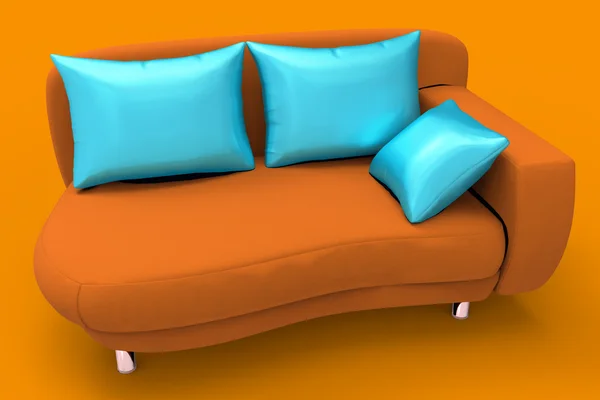 Прохладный диван — стоковое фото
