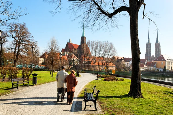 Monumentet i wroclaw, Polen — Stockfoto